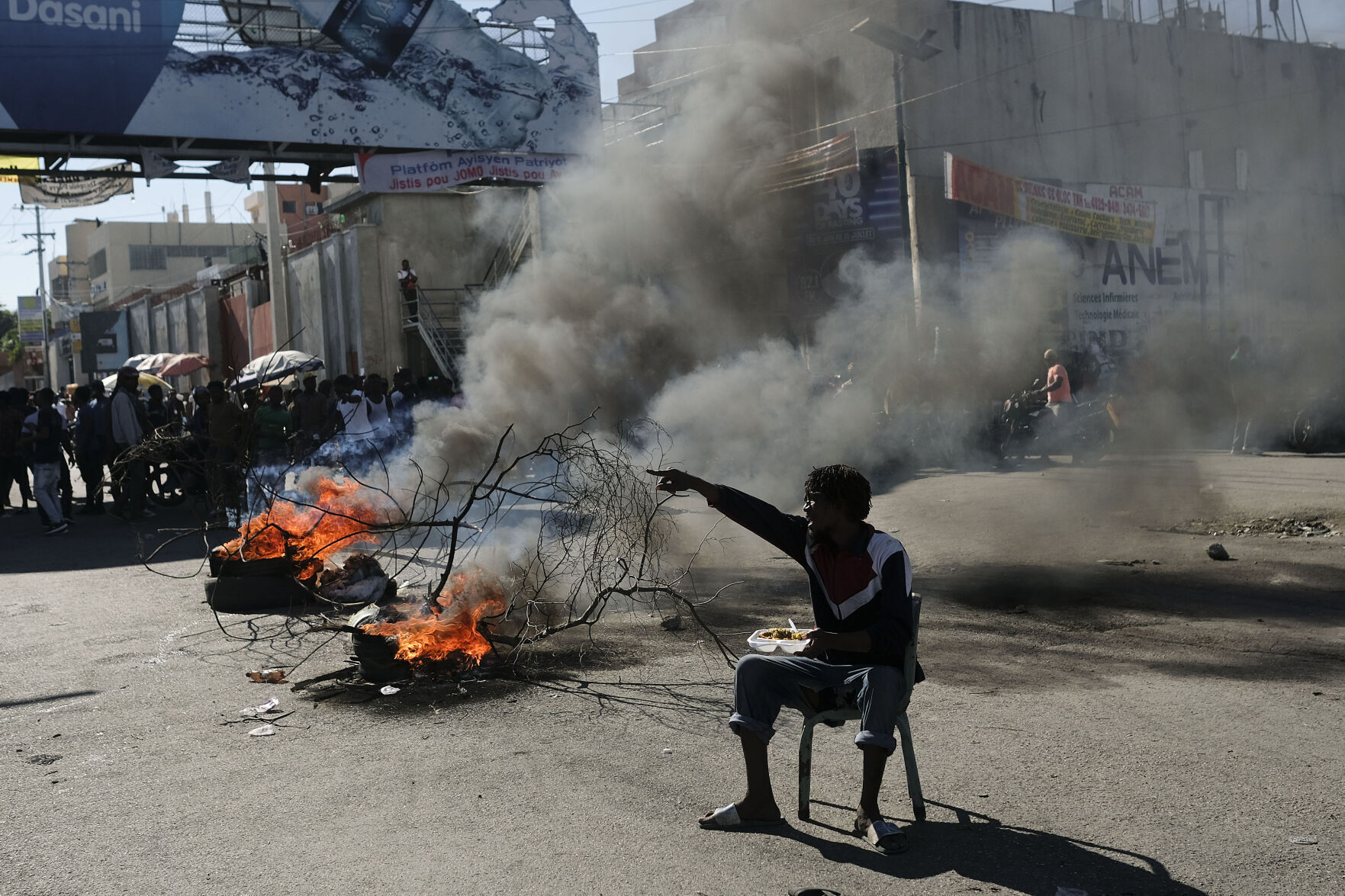 APTOPIX Haiti Protest